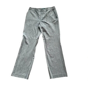 Lauren Ralph Lauren Gray Wool Straight Leg Dress Pants trouser  Size 14